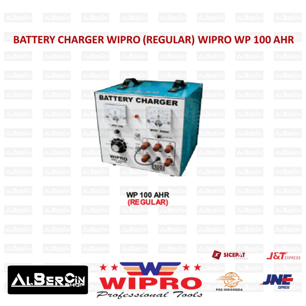Jual Battery Charger / Cas Aki 100 Ampere Regular WIPRO WP100AHR WP 100