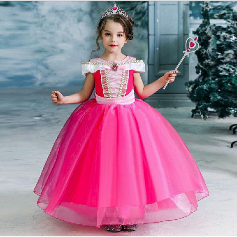 Jual Gaun princess anak aurora (New) | Shopee Indonesia