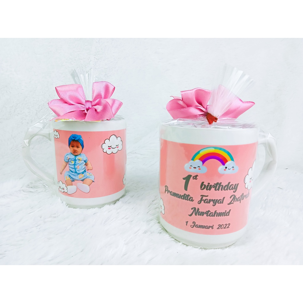 Jual Mug Keramik Printing Desain Custom Full Colour Shopee Indonesia 