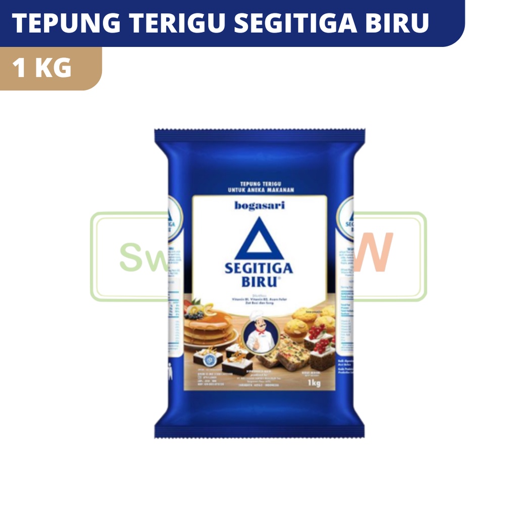 Jual TEPUNG TERIGU SEGITIGA BIRU PREMIUM 1KG | Shopee Indonesia