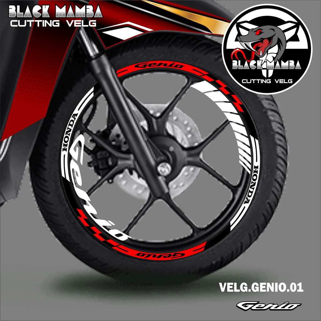 Jual Cod Cutting Sticker Velg Genio Stiker Lis List Variasi Ban