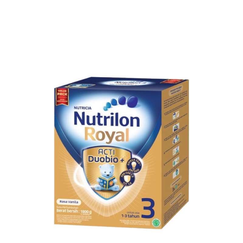 Jual Nutrilon Royal 3 Vanila 1800 gr, Susu Formula Anak untuk Usia 1-3 ...