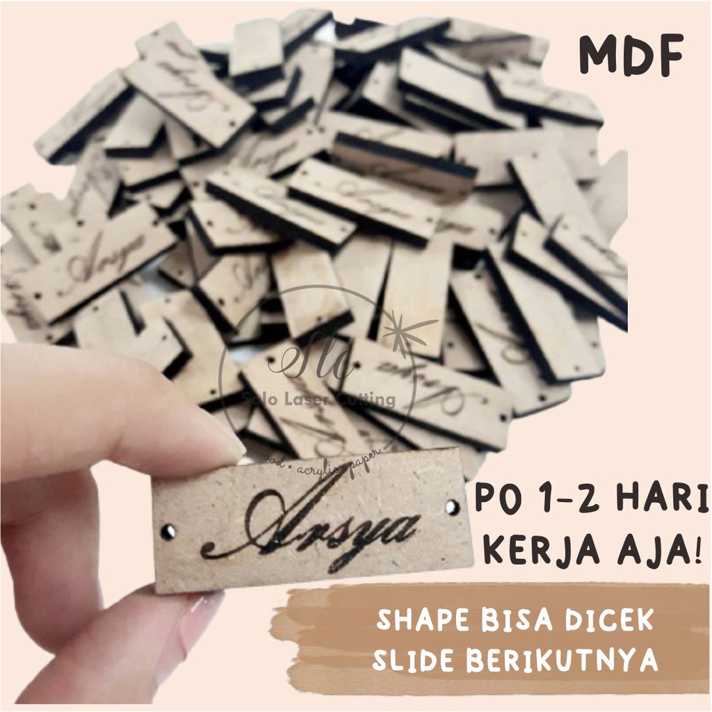 Jual Label Kayu 4X1CM Unik | Shopee Indonesia