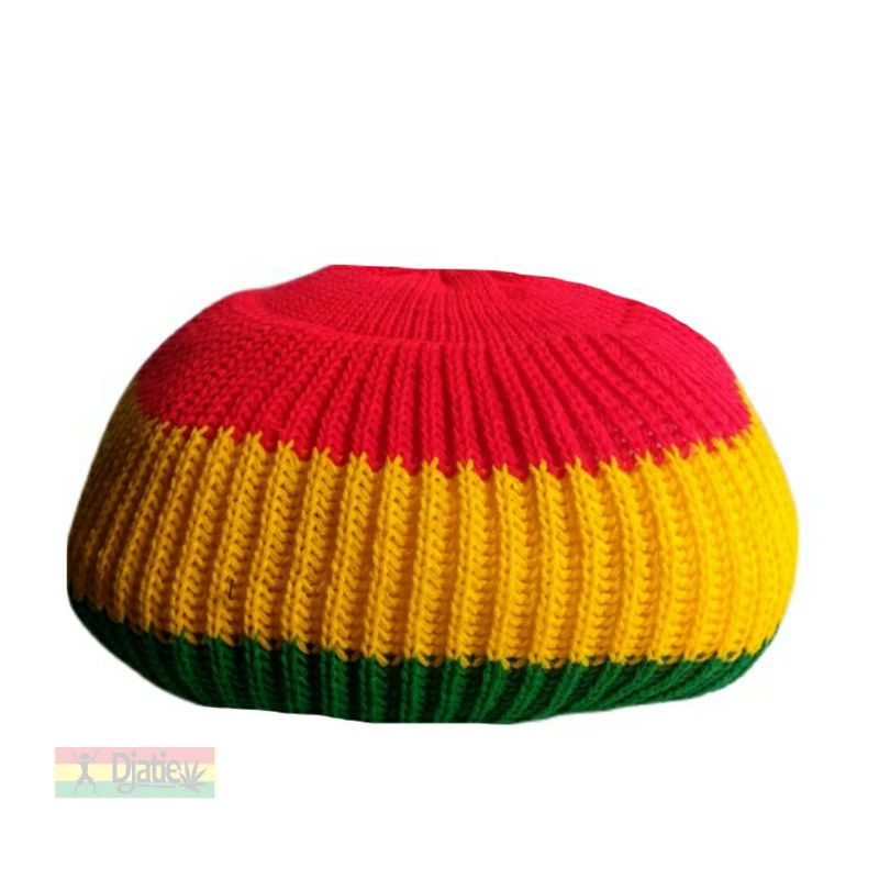 Jual ropi rajut rasta kupluk bob marley beanir | Shopee Indonesia
