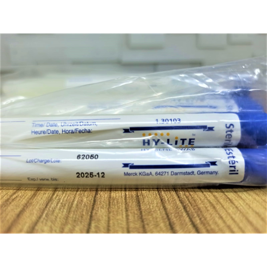 Jual Hy-Lite Hygiene Swabs / 1.30103.0001 / Merck / Test Kit / 50 Tests ...