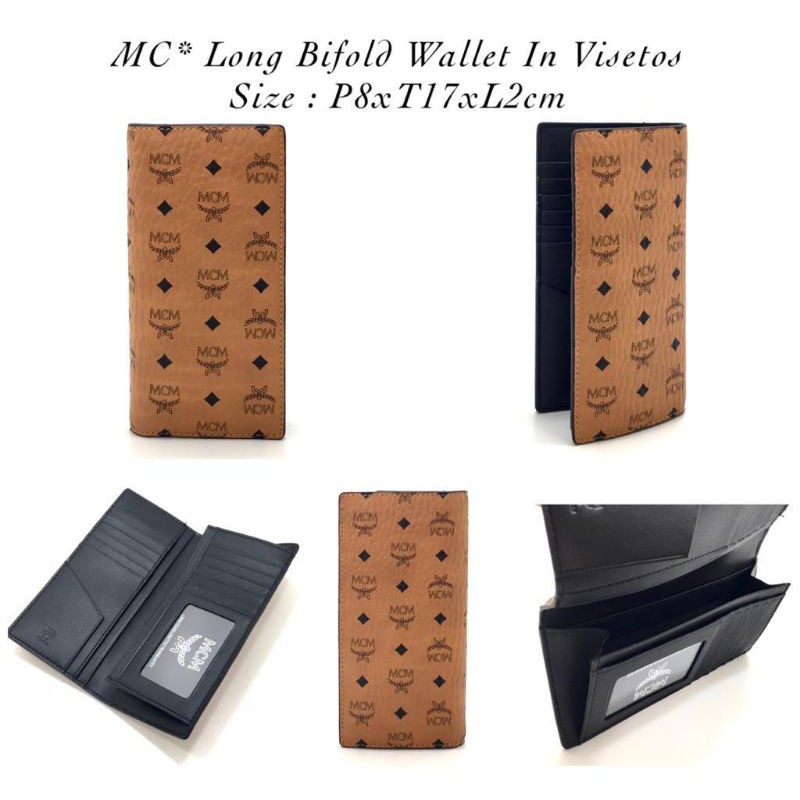 Mcm long 2024 bifold wallet