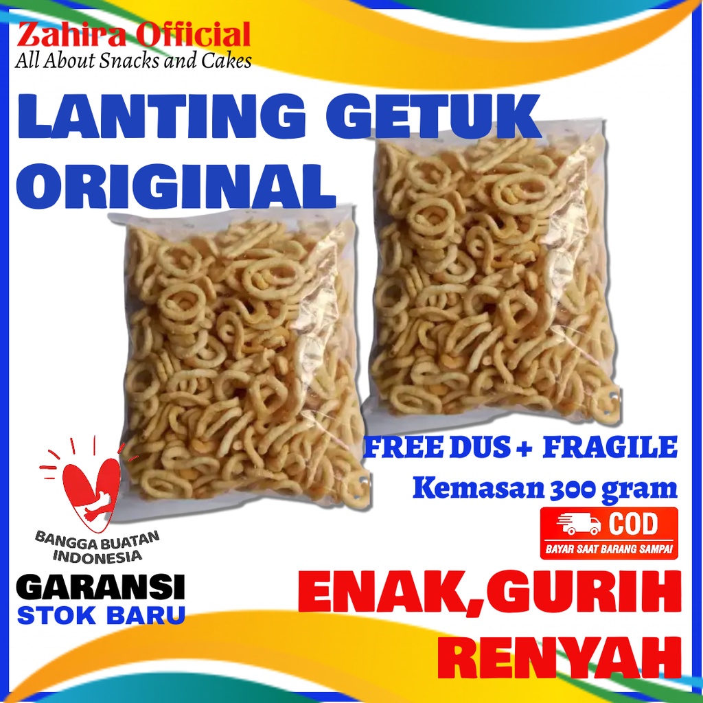 Jual Lanting Klanting Singkong Getuk Original Oleh-oleh Kebumen 300 ...