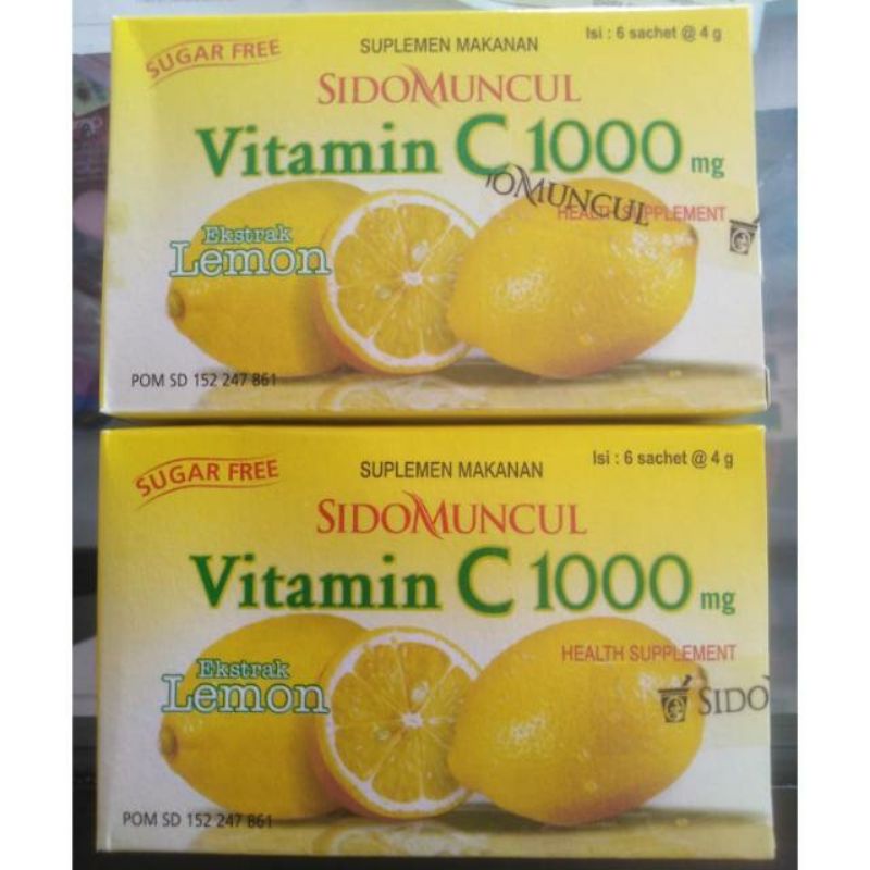 Jual Vitamin C 1000 Saset SidoMuncul Grosir | Shopee Indonesia