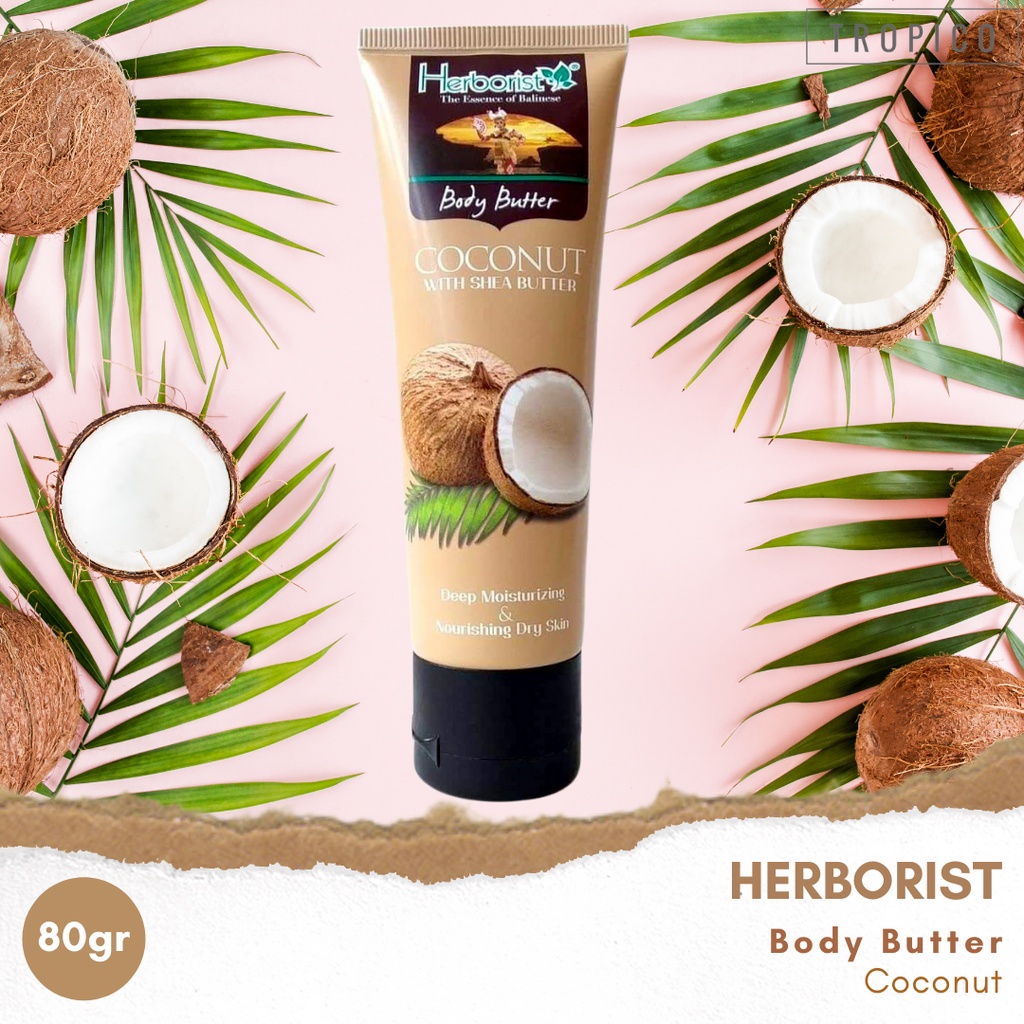 Jual HERBORIST Body Butter Coconut 80gr Shopee Indonesia