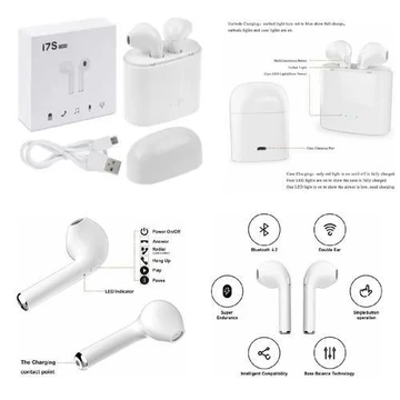 True Wireless Stereo Tws I7S Bluetooth Headset Earphone Suara Paten
