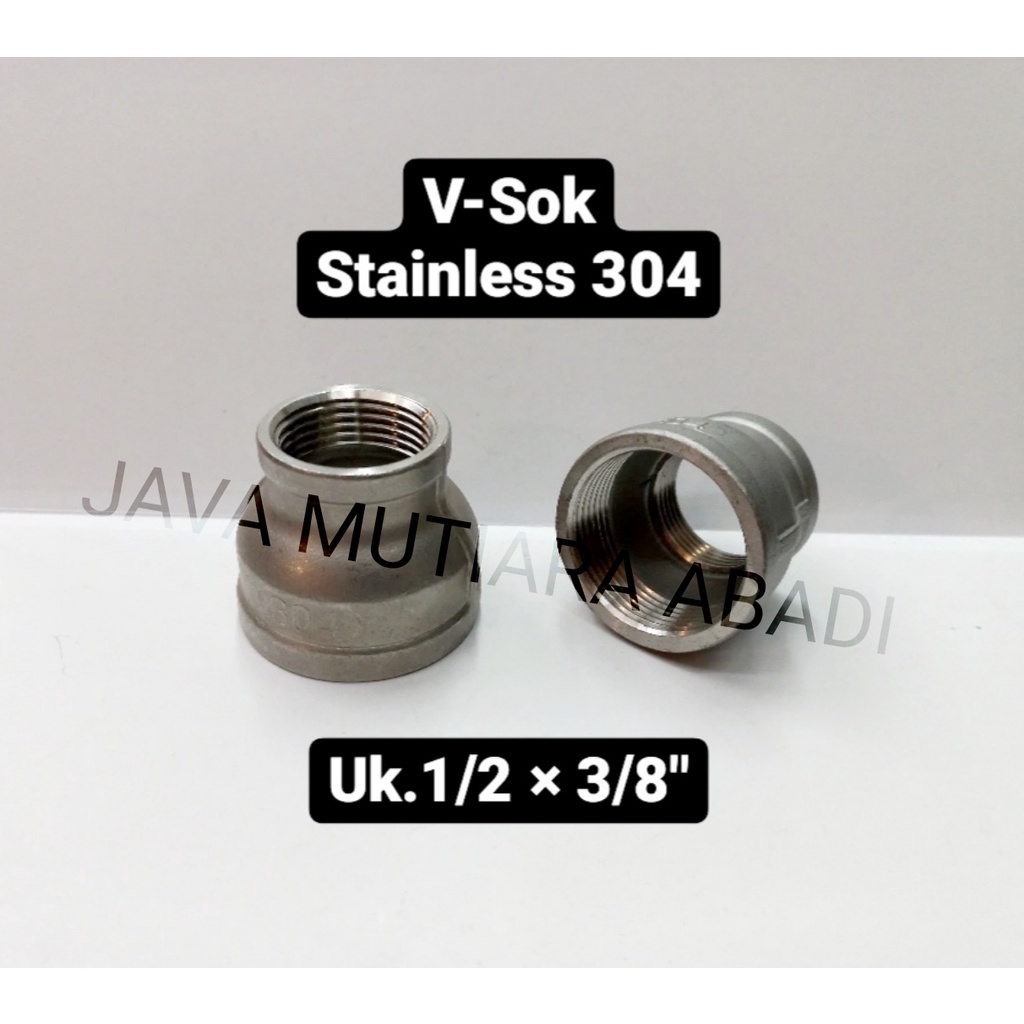 Jual Reducer Vlok Sok Stainless X Inch Shopee Indonesia