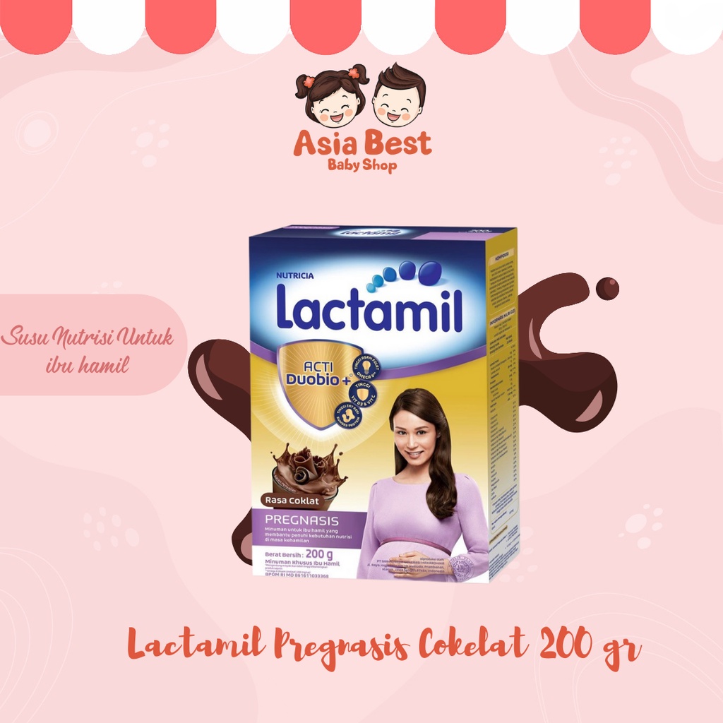 Jual Lactamil Pregnasis Chocolate 200 grSusu Untuk Ibu Hamil Shopee