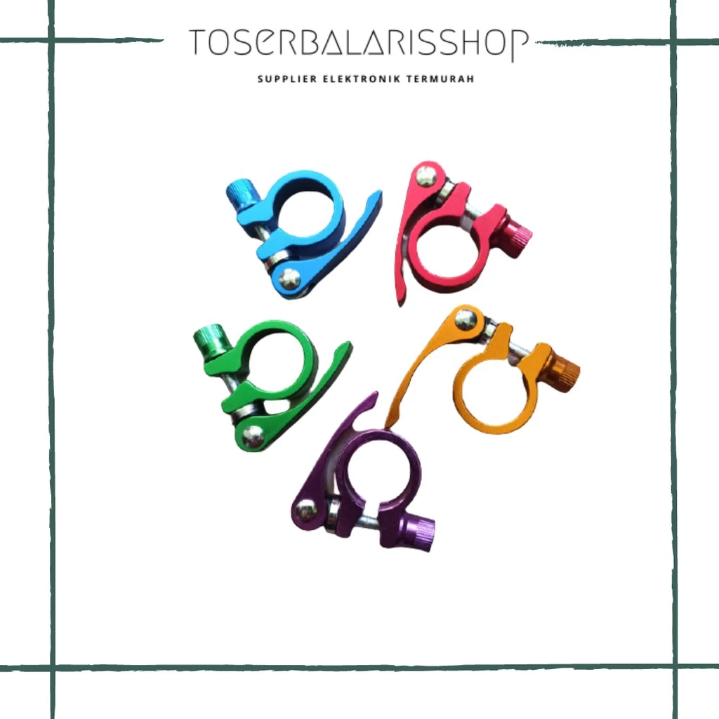 WJ-771 Seatclamp Sepeda Penjepit Saddle Jok Quick Release | AutoStock