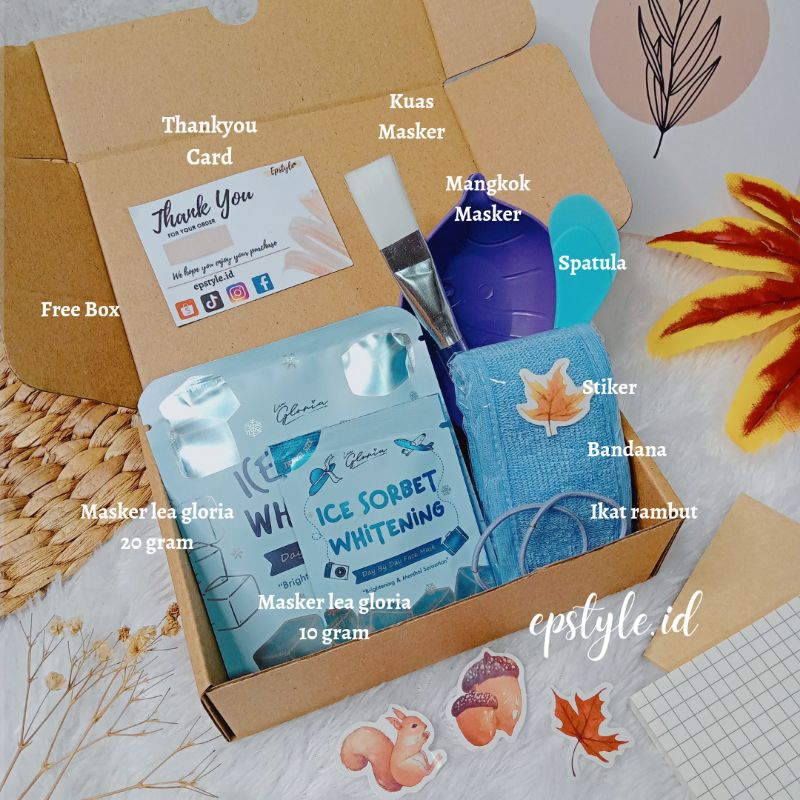 Jual Hampers Masker Kado Wisuda Paket Masker Masker Lea Gloria Hampers Skincare Shopee