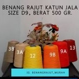 Jual Benang Jala/benang jala katun/benang rajut taplak, D9, 500gr ...