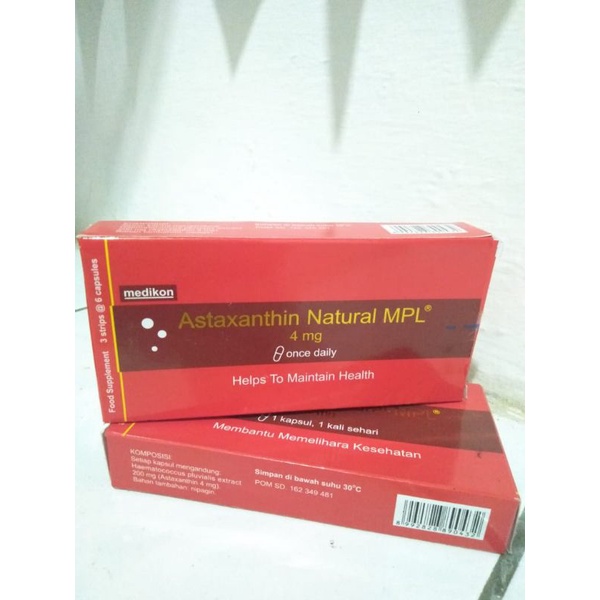 Jual Astaxanthin MPL 4mg per box 18 kapsul Shopee Indonesia