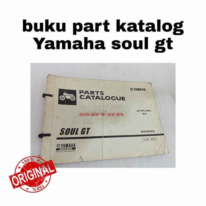 Jual buku part parts katalog catalog Yamaha soul GT AL115FX (1KP1) 2012