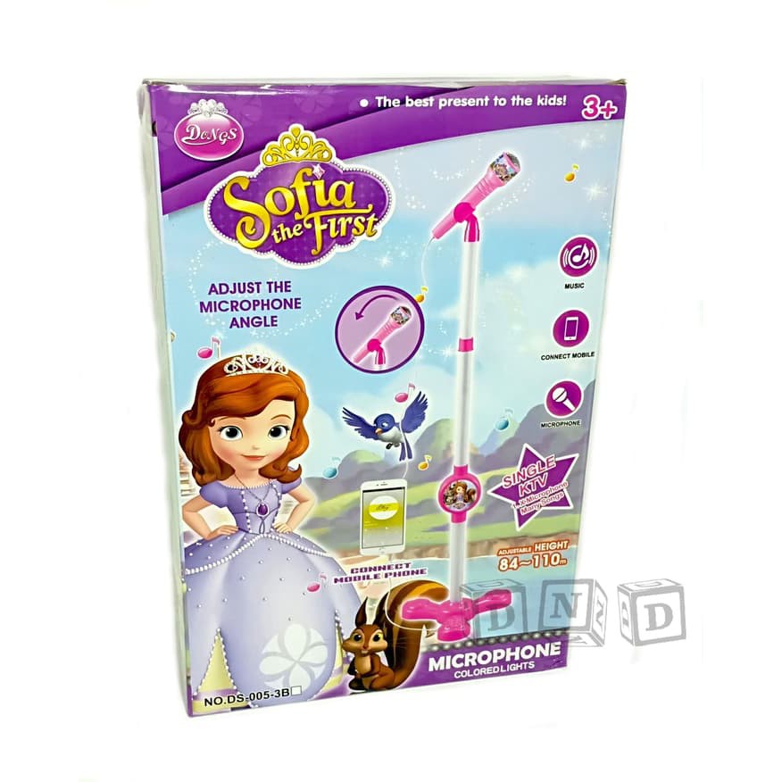 Jual Mainan Anak - Microphone Sofia The First Mic Single Pink Nyanyi ...