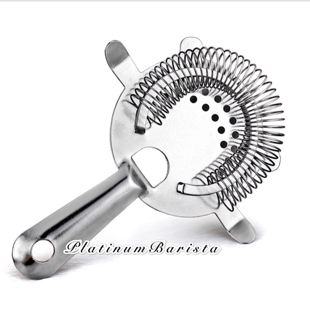 Stainless Steel Cocktail Strainer, Hawthorne Strainer Ice Mixed Filter For Bar Club Party(Silver