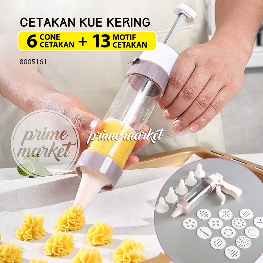 Jual Cetakan Kue Kering Cetakan Cookies Press Set Semprit Alat Cetak ...