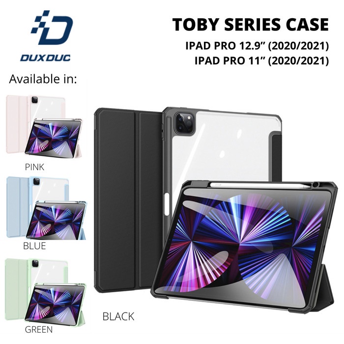 Jual Dux Ducis Toby Case iPad Pro 11 12.9 2020 2021 M1 Casing Cover ...