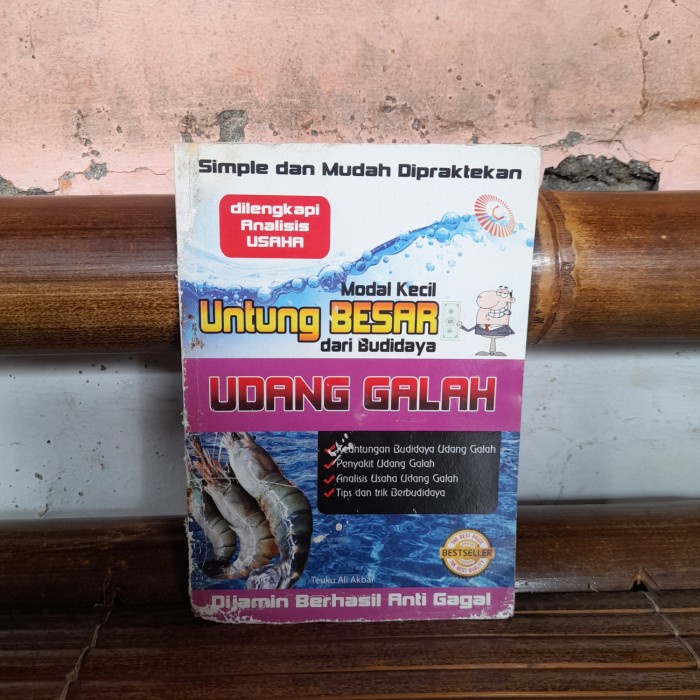 Jual ORIGINAL BUKU Modal Kecil Untung Besar Dari Budidaya Udang Galah ...