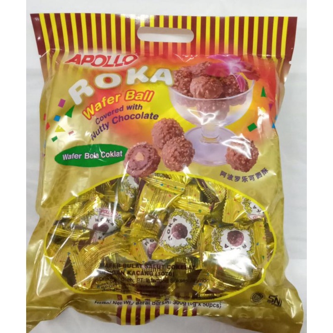 Jual ROKA Apollo wafer ball coklat | Shopee Indonesia