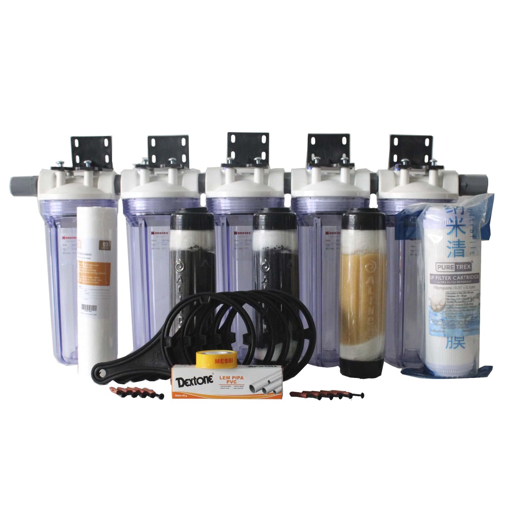 Jual Filter Air Sumur / PDAM / Zat Besi / Berkapur Premium SPIRU