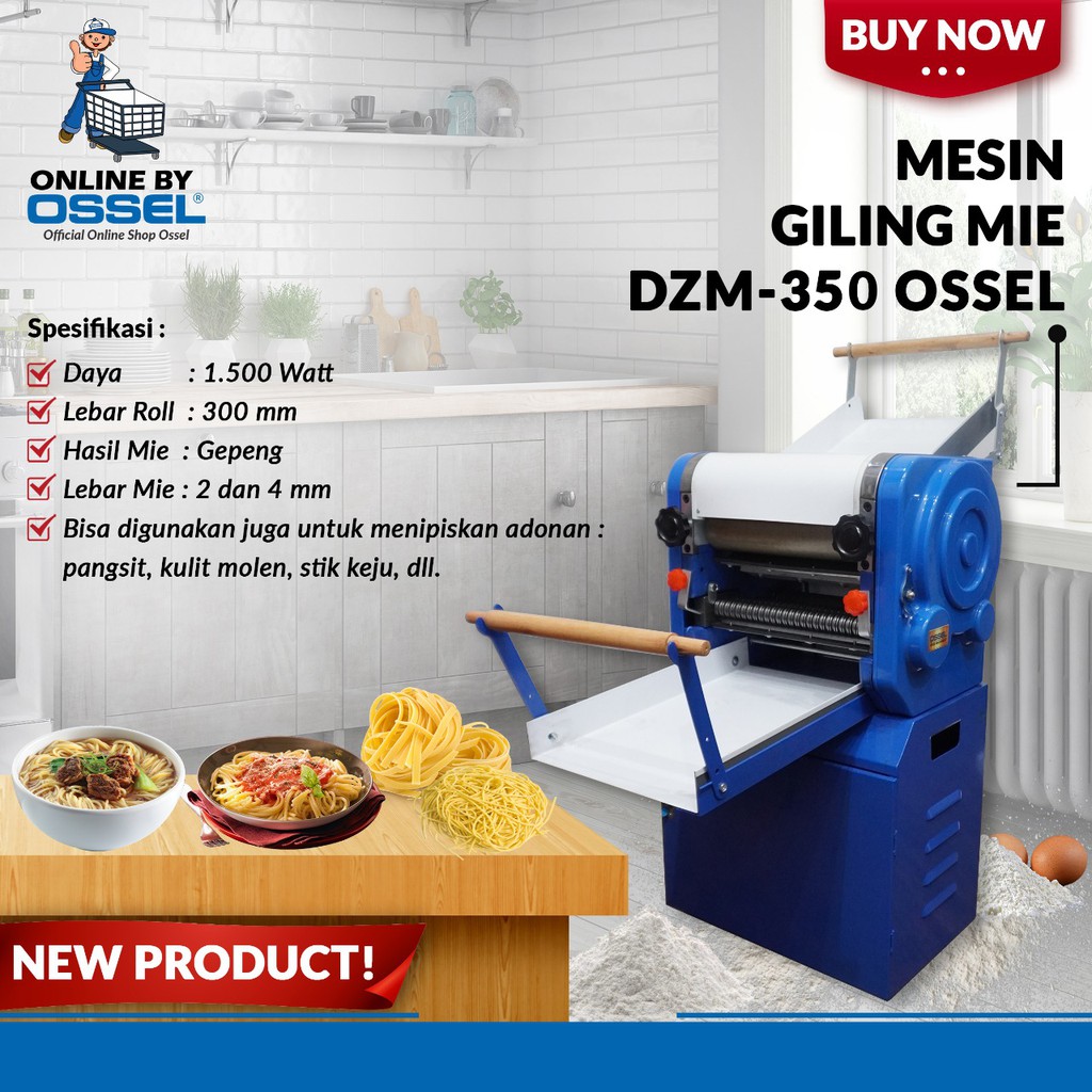 Jual Ossel Mesin Giling Mie Listrik Dzm Mesin Gilingan Mie Pangsit Dzm Shopee Indonesia