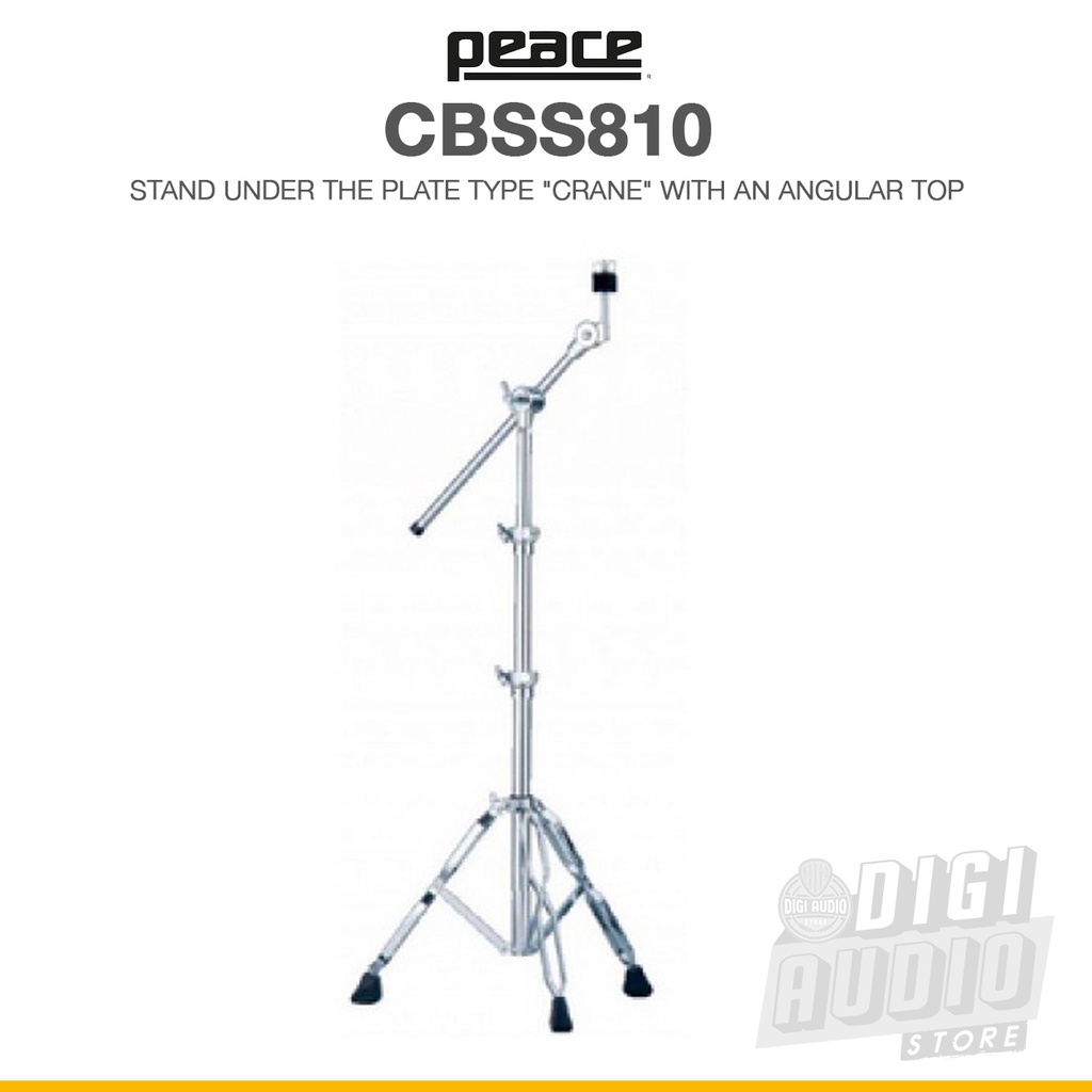 Jual Stand Cymbal Drum / Tripod Boom Arm Cymbals PEACE CBSS810 | Shopee ...