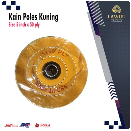 Jual Kain Poles Kuning Inch X Ply Kain Poles Kualitas Bagus Shopee Indonesia