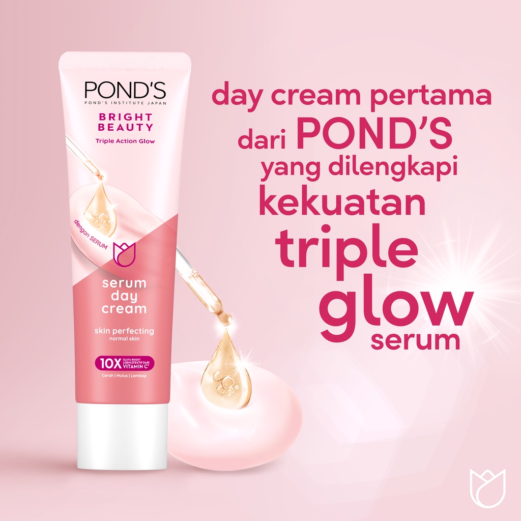 Jual Ponds Bright Beauty Serum Day Cream 40g Shopee Indonesia