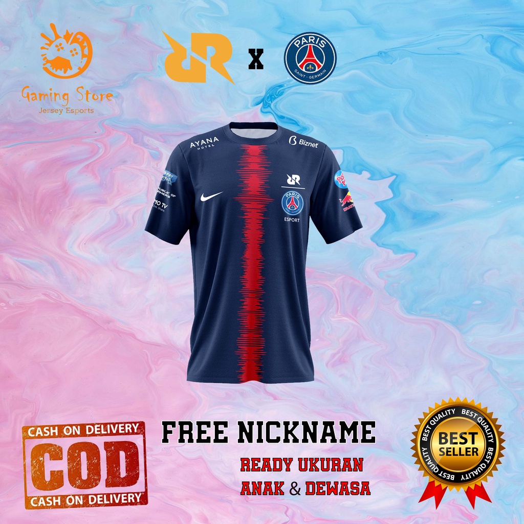 Jual Jersey Kaos Baju Rrq Psg Mobile Legend Free Fire Pubg Aov Dota Shopee Indonesia