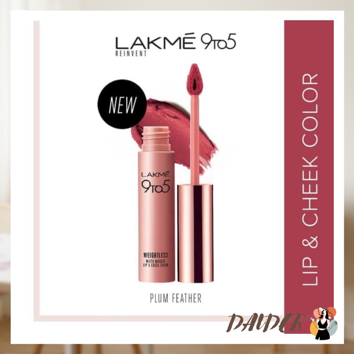 Jual Lakme 9 To 5 Reinvent Weightless Matte Mousse Lip Cheek Color Newarrival Shopee Indonesia 5520