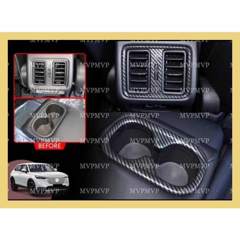 Jual Panel Cup Holder Center Vent AC 2 ROW Honda HRV 2022 UP Shopee