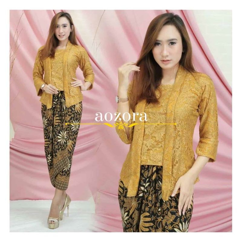 Jual IndahKebaya | SETELAN KEBAYA KUTUBARU / ENCIM / BROKAT KEBAYA ...