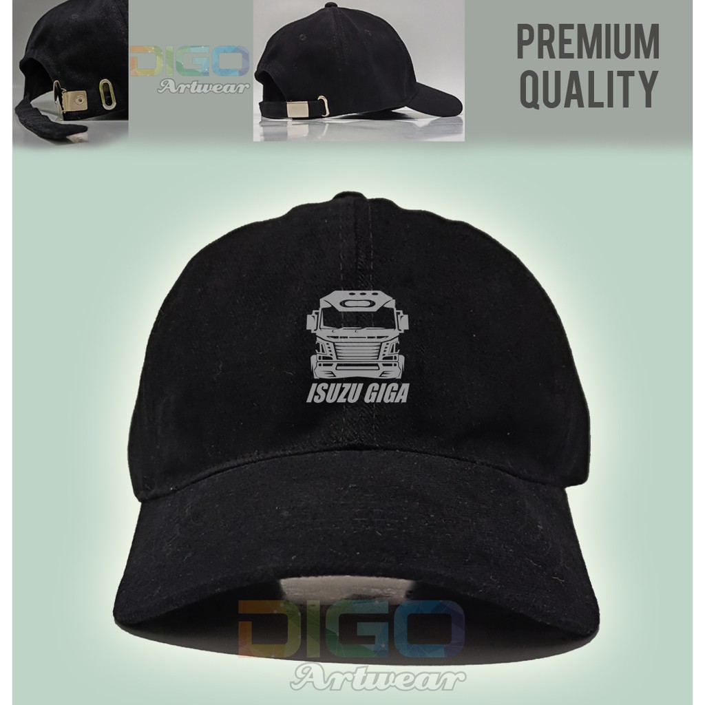 Jual [ Premium ] Topi Isuzu Giga Baseball Caps Raffel Cakop Besi Hat ...
