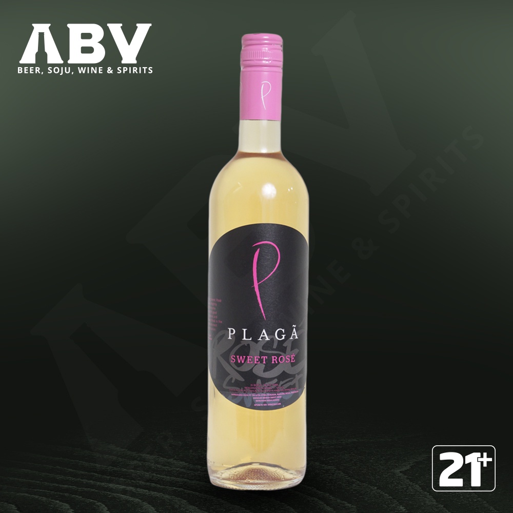 Jual Plaga Sweet Rose Wine 750ml Shopee Indonesia