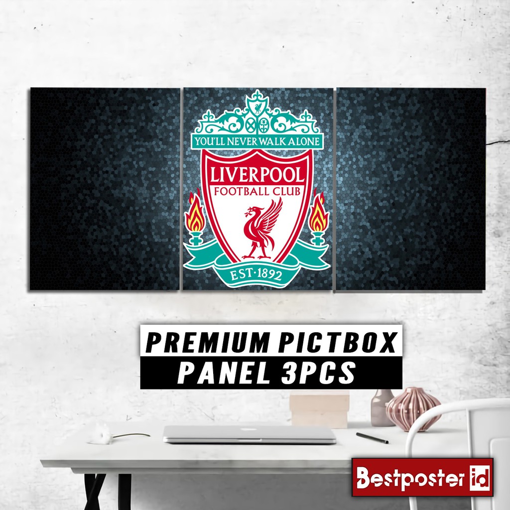 Jual Poster Dinding PANEL LIVERPOOL Pop Art BOLA PICTBOX0100100 ...