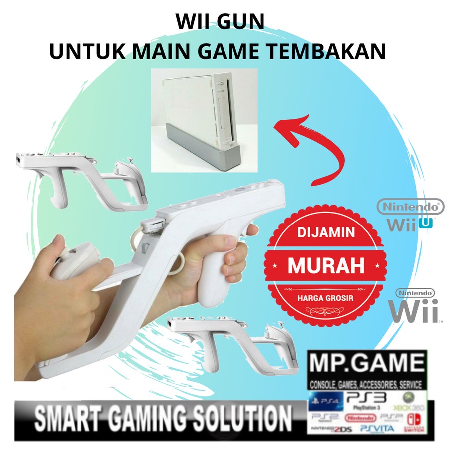 Jual Wii Zapper Gun Shooting Pistol Nintendo Wii/WIIU ke wiimote