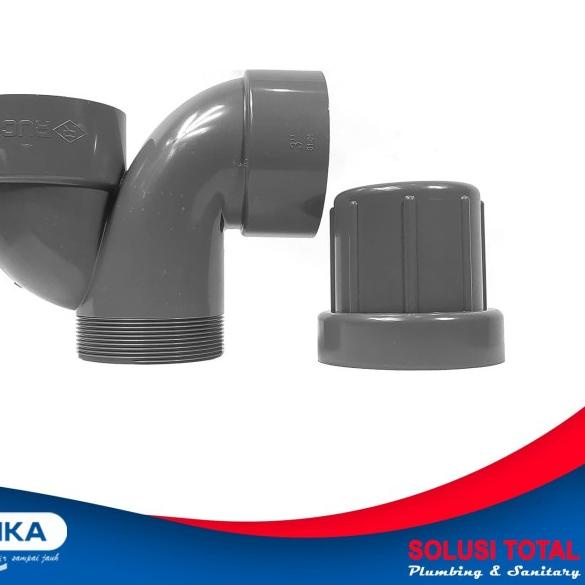 Jual Sambungan Pipa PTrap D 3 " Rucika P Trap D 3 Inch PVC Rucika