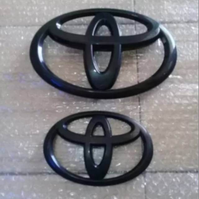 Jual Emblem logo fortuner vrz set depan belakang hitam | Shopee Indonesia