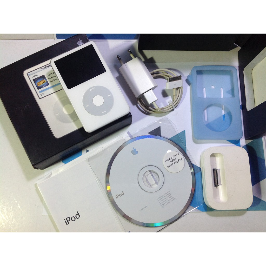 Jual ipod classic 5th gen 30gb white full set with box Shopee Indonesia