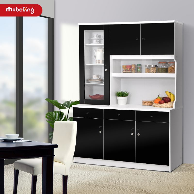 Jual Mobeliving - Furniture Lemari Sayur Kitchen Set KS 3410 | Shopee ...