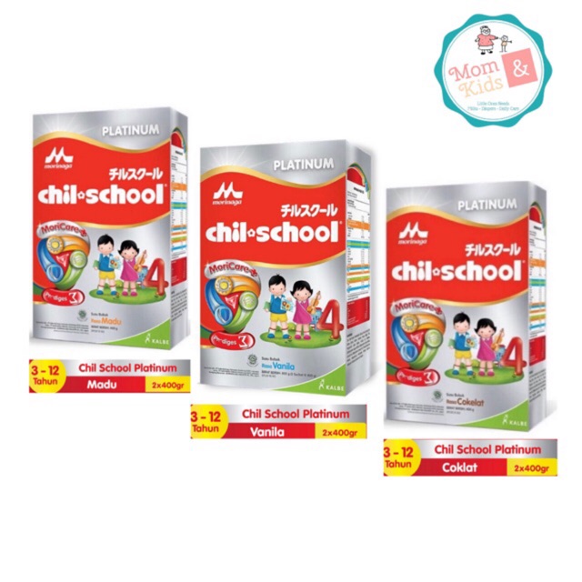 Jual CHILSCHOOL PLATINUM VANILA MADU COKLAT 800 GRAM | CHIL SCHOOL PLAT ...