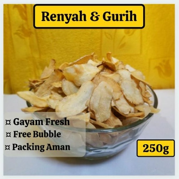 Jual Kripik Gayam Gayam Gurih Bawang /250gram | Shopee Indonesia