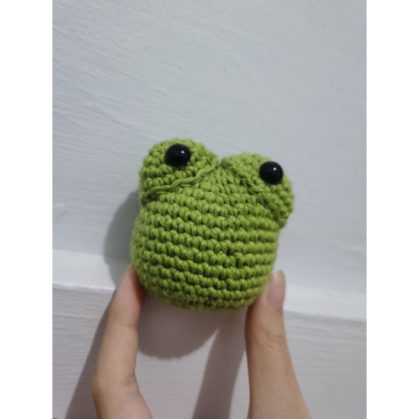 Jual [Ready] Amigurumi Mini Frog (Boneka Crochet/Rajut Kodok Kecil ...