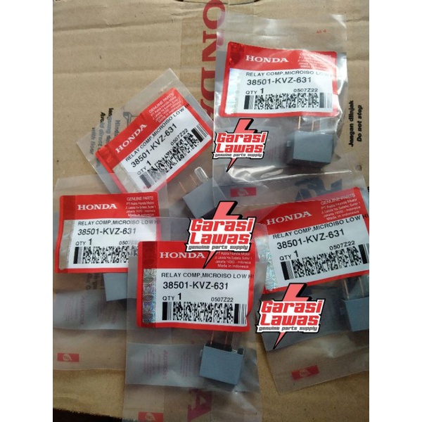 HONDA Relè Micro ISO 4P 38501-MEL-003 – Ricambio Originale Per Moto E Scooter Honda (VT, CB, CBR, GL, NC, CTX, 2014-2018)