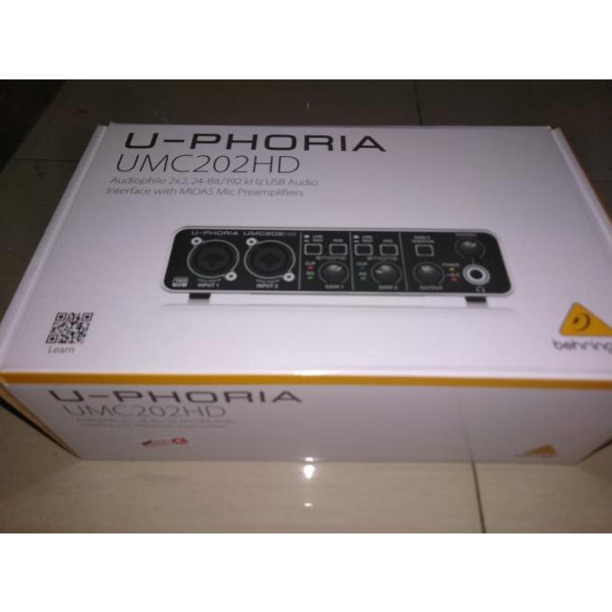 Jual Behringer Umc202Hd Umc 202 Hd Soundcard With Midas Preamp Pt