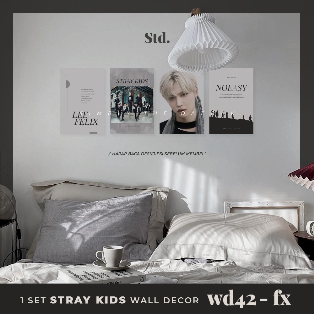 Jual STRAY KIDS NOEASY Wall Decor kpop poster aesthetic nordic ...